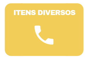 Imagem de um telefone na cor branca. Acima, o texto 